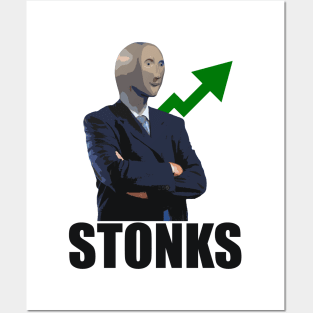 Stonks Posters and Art